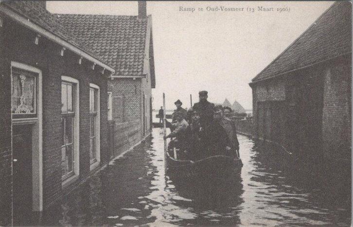 OUD-VOSSEMEER - Ramp te Oud-Vossemeer (13 Maart 1906), Verzamelen, Ansichtkaarten | Nederland, Verzenden