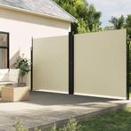 vidaXL Windscherm uittrekbaar 220x600 cm crèmekleurig, Verzenden, Nieuw