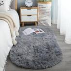 Ovaal Pluche Vloerkleed – Zacht 100% polyester – Nieuw, Huis en Inrichting, Stoffering | Tapijten en Kleden, Verzenden, Nieuw