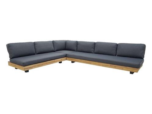 Hoek Loungeset Los Angeles Donkergrijs Acacia The Outsider, Tuin en Terras, Tuinbanken, Nieuw, Verzenden