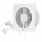 Europlast badkamerventilator 125 mm wit met trekkoord en, Ophalen of Verzenden, Nieuw