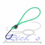 Elastiek met haak / tentspanner lengte 19 cm groen, Ophalen of Verzenden, Nieuw