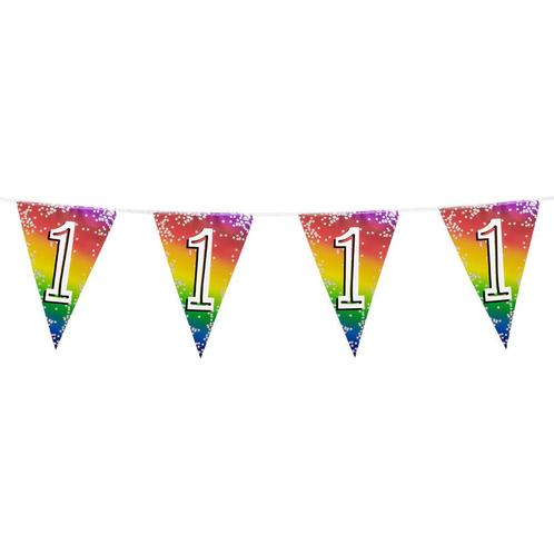 Regenboog Slinger 1 Jaar 6m, Hobby en Vrije tijd, Feestartikelen, Nieuw, Verzenden