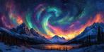 Iconica - Aurora’s Embrace · XXL, Antiek en Kunst, Kunst | Schilderijen | Modern