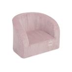 Plush Nest Kinderfauteuil Corduroy Roze – Zachte Peuterstoel, Ophalen of Verzenden, Nieuw