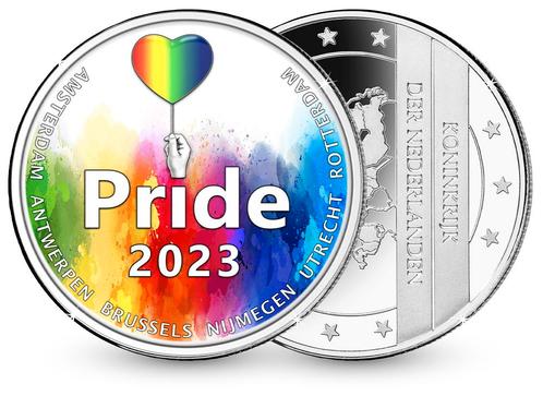 Herdenkingsuitgifte Pride 2023 - Marriage for all, Postzegels en Munten, Penningen en Medailles, Verzenden