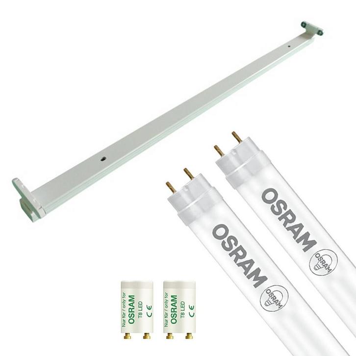LED TL Armatuur met T8 Buis - OSRAM SubstiTUBE Value EM 830, Huis en Inrichting, Lampen | Overige, Nieuw, Ophalen of Verzenden