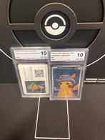 Wizards of The Coast - 2 Graded card - VAN GOGH - PIKACHU, Hobby en Vrije tijd, Verzamelkaartspellen | Pokémon, Nieuw