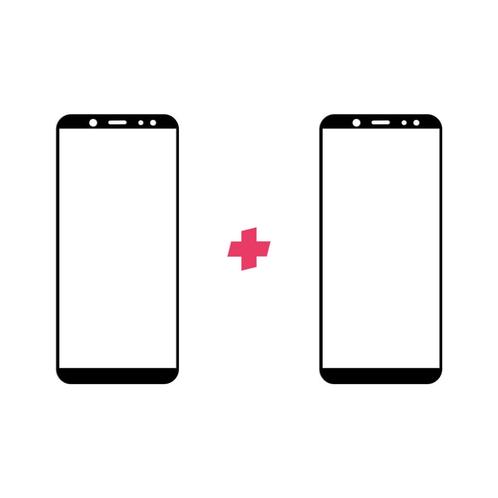 Screenprotector voor Samsung Galaxy A6 Plus 2018 Edge to, Telecommunicatie, Mobiele telefoons | Toebehoren en Onderdelen, Bescherming