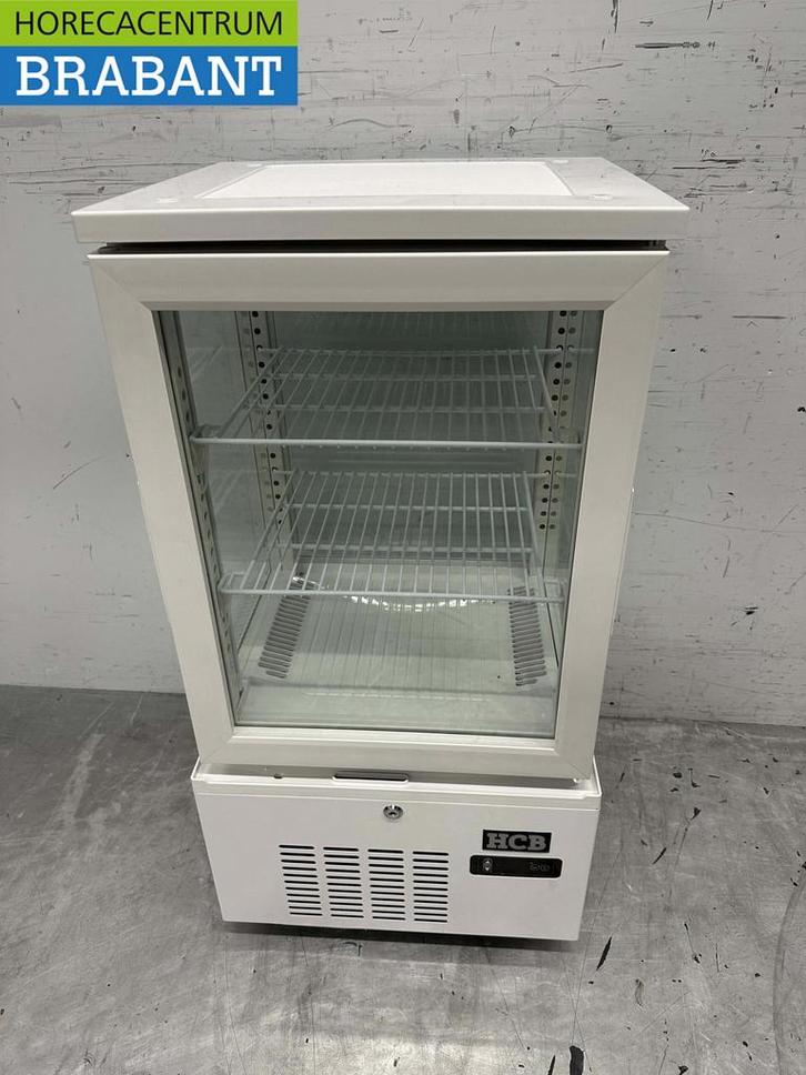 Koelvitrine Gebaksvitrine Wit 56 liter 230V Horeca, Zakelijke goederen, Horeca | Keukenapparatuur, Nieuw in verpakking, Ophalen of Verzenden