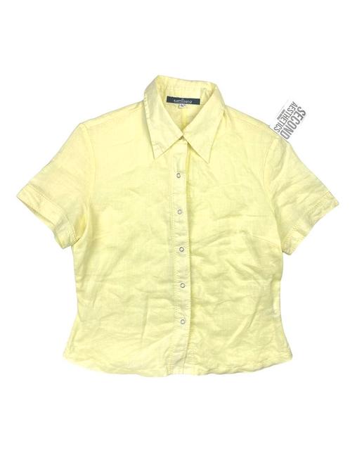 Kamiseta dames blouse (100% linnen) Maat M, Kleding | Dames, Blouses en Tunieken, Zo goed als nieuw, Ophalen of Verzenden