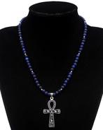 Lapis lazuli - Ankh-kruis uit het Egypte van de faraos:, Antiek en Kunst