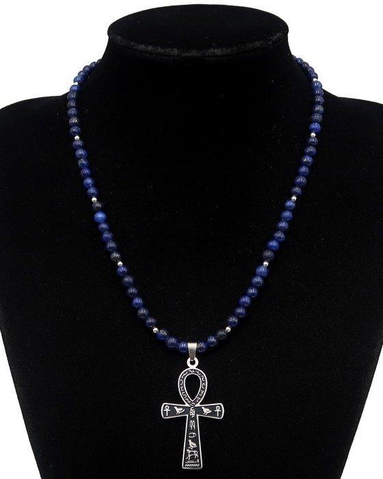 Lapis lazuli - Ankh-kruis uit het Egypte van de faraos:, Antiek en Kunst, Antiek | Boeken en Bijbels