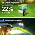 Solar Buitenlamp met Sensor – 2 Stuks - Waterdicht - 6500K, Huis en Inrichting, Verzenden, Nieuw