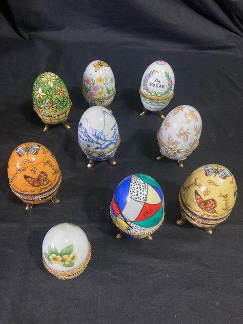 No Reserve Price - Sieradendoos (9) - Eieren naar de smaak, Antiek en Kunst, Curiosa en Brocante