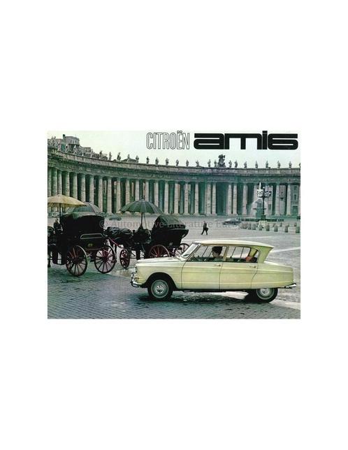 1963 CITROËN AMI 6 BROCHURE NEDERLANDS, Boeken, Auto's | Folders en Tijdschriften