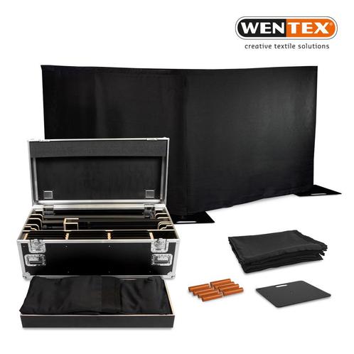 WENTEX® Pipe en Drape FOH kit - 18 meter systeem + gordijnen, Muziek en Instrumenten, Licht en Laser, Verzenden