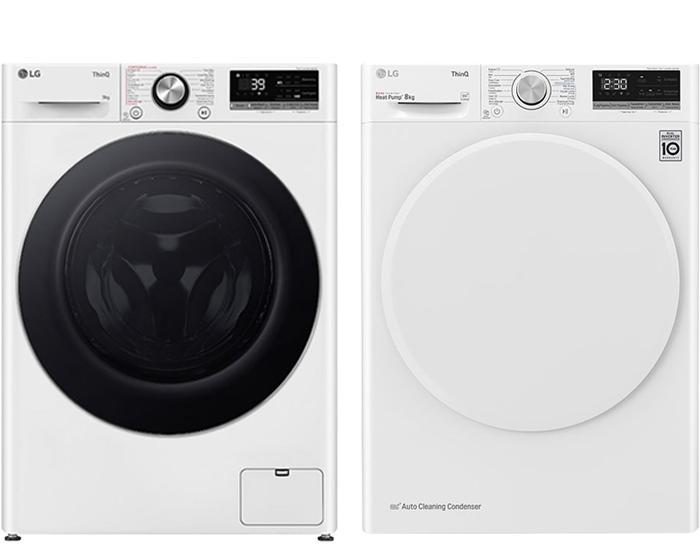 LG Wasmachine + LG Droger, Witgoed en Apparatuur, Wasmachines