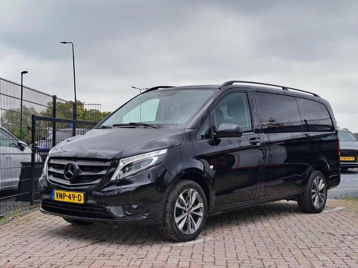 Zakelijke Lease |  Mercedes-Benz Vito 116 CDI L3 Extra Lang,, Auto's, Bestelauto's, Onderhoudsboekje, Lease, Zwart, Automaat, Overige kleuren