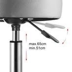 Rolkruk - Hoogte Verstelbaar 360° Draaibaar - 51-65cm Zit.., Verzenden, Nieuw in verpakking