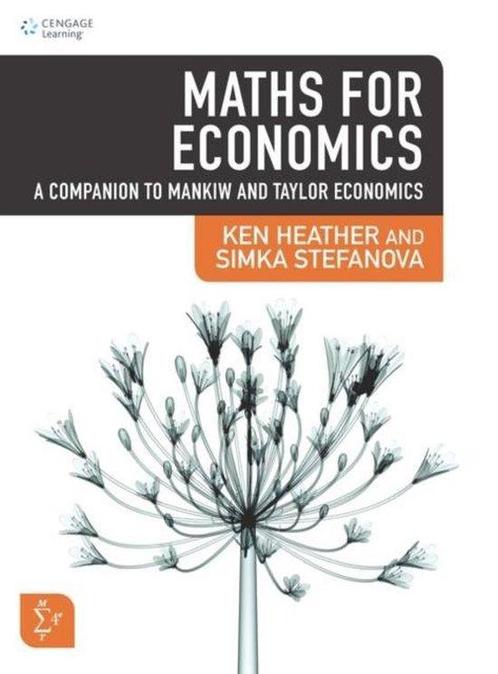 Maths for Economics 9781473725423, Boeken, Economie, Management en Marketing, Zo goed als nieuw, Verzenden