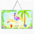 Hawaii Deurbord Flamingo 3D, Ophalen of Verzenden, Nieuw