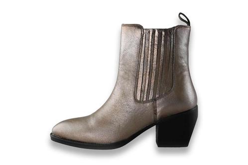 Notre-V Enkellaarzen in maat 38 Goud | 10% extra korting, Kleding | Dames, Schoenen, Overige kleuren, Zo goed als nieuw, Lage of Enkellaarzen