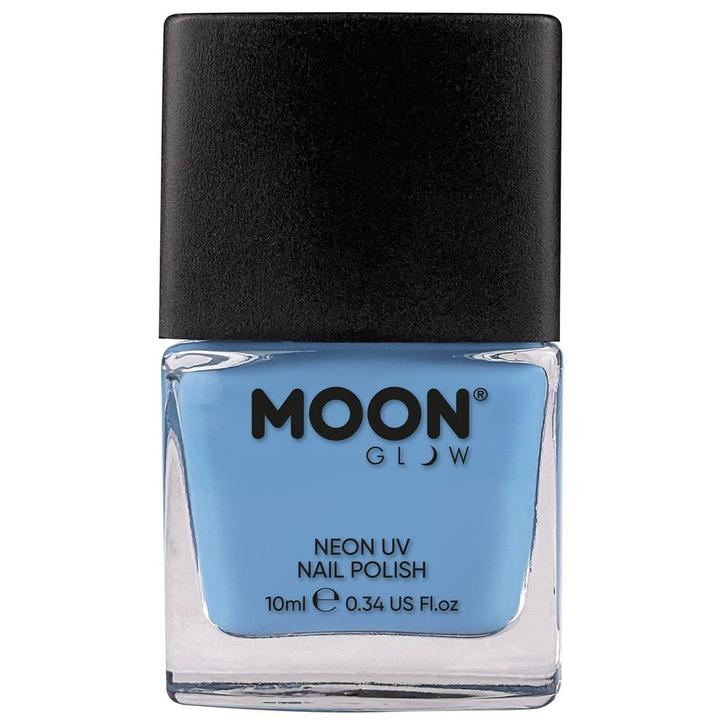 Moon Glow Pastel Neon UV Nail Polish Pastel Blue 14ml, Hobby en Vrije tijd, Feestartikelen, Nieuw, Verzenden