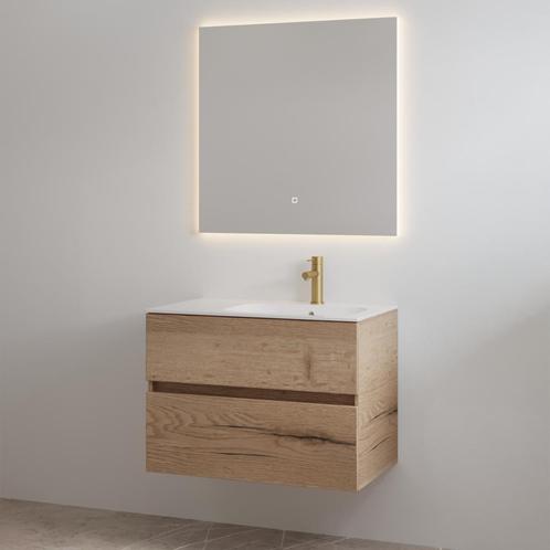 Badmeubelset met Kraangat Best Design Splash 80 cm Halifax, Doe-het-zelf en Verbouw, Sanitair, Bad, Nieuw, Ophalen of Verzenden