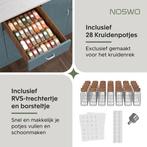 2dekans | Noswo Kruidenrek Lade met 28 Potjes - Complete Set, Huis en Inrichting, Ophalen of Verzenden, Zo goed als nieuw