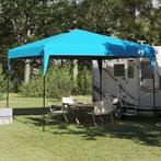 vidaXL Pop-up Luifel Tent Blauw 300 x 300 cm Stof, Tuin en Terras, Partytenten, Verzenden, Nieuw