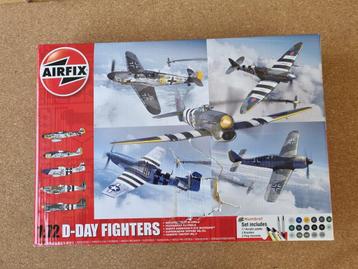 Airfix A50192 D-Day Fighters 1:72 (5 kits in 1 doos!) beschikbaar voor biedingen