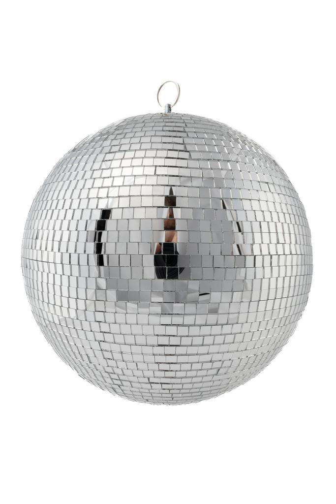 Discobal Ø 30 cm Middelgroot Discobol Zilver Spiegeltjes 10, Hobby en Vrije tijd, Feestartikelen, Carnaval, Feestartikel, Nieuw