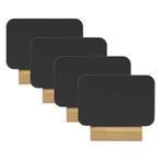 Tafelkrijtbordjes Mini set | 4 stuks | 7x9x2cm, Verzenden, Nieuw in verpakking