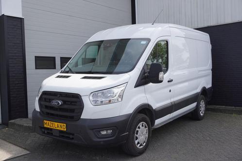 Ford Transit 2.0 TDCI 130PK L2H2 EURO 6, Auto's, Ford, Lease, Zwart, Handgeschakeld, Overige carrosserieën, Financial lease, Wit