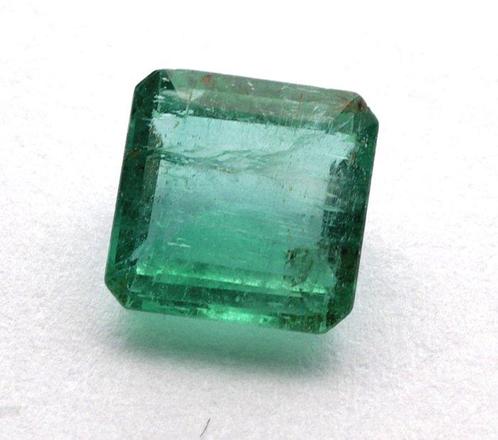 Zonder Minimumprijs Blauw, Groen Smaragd - 1.28 ct -, Sieraden, Tassen en Uiterlijk, Edelstenen