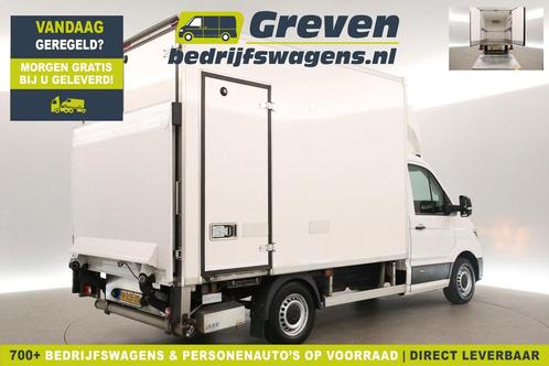 Volkswagen Crafter 35 2.0 TDI Bakwagen, Auto's, Bestelauto's, Onderhoudsboekje, Lease, Automaat, Wit, Financial lease, Stof, Diesel