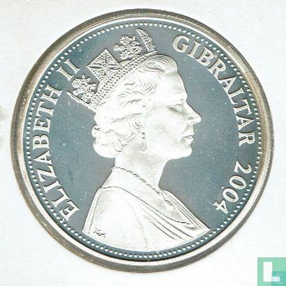 Gibraltar 5 pounds 2004 (PROOF - zilver) 60th anniversar..., Postzegels en Munten, Munten | Europa | Niet-Euromunten, Losse munt