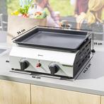 TRUUSK Gasgrill 8000BTU/2,4 KW Grillwagen Inkl 2 RVS-brander, Tuin en Terras, Houtskoolbarbecues, Verzenden, Nieuw, TRUUSK