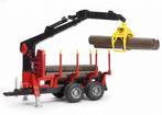 Bruder oplegger voor houttransport met kraan, Kinderen en Baby's, Ophalen of Verzenden, Nieuw