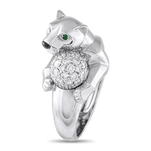 Cartier - Ring - 18 karaat Witgoud, Panthere 18K witgouden, Sieraden, Tassen en Uiterlijk, Ringen