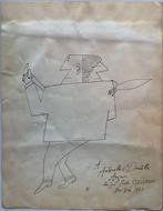 Steinberg Saul (1914-1999) - Senza titolo, Antiek en Kunst, Kunst | Schilderijen | Modern