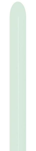 Modelleerballonnen Nozzle Up Pastel Matte Green 5cm 152cm 50, Verzenden, Nieuw