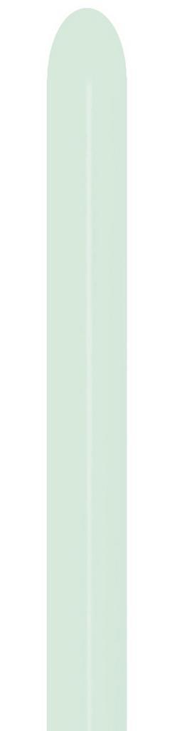 Modelleerballonnen Nozzle Up Pastel Matte Green 5cm 152cm 50, Hobby en Vrije tijd, Feestartikelen, Nieuw, Verzenden