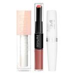 L'Oréal + Maybelline Lipstick, Lipgloss & Lippenbalsem Pakke, Nieuw, Verzenden