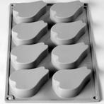 Pavoni Siliconen Vorm Halve Peer 75x54mm (8) 30x17,5cm**, Hobby en Vrije tijd, Verzenden, Nieuw