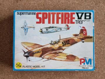 PM Model PM.001 Supermarine Spitfire VB Tropical 1:72 Turkse beschikbaar voor biedingen