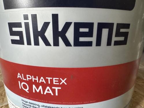 Sikkens Alphatex IQ Mat - paarsblauw - 5 liter, Doe-het-zelf en Verbouw, Verf, Beits en Lak, Verf, Blauw, Nieuw, 5 tot 10 liter
