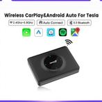Tesla Draadloos CarPlay Adapter | Android Auto |, Auto diversen, Autoradio's, Nieuw, Ophalen of Verzenden