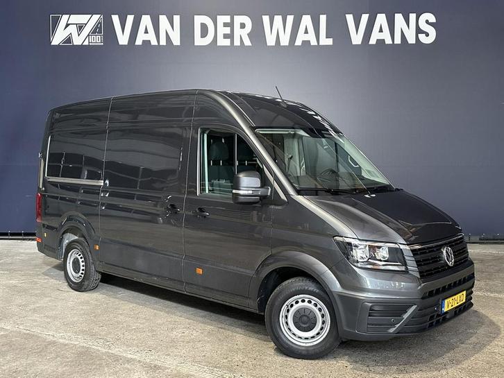 Volkswagen Crafter 2.0 TDI 141pk Automaat L3H3 L2H2 Euro6 Ai, Auto's, Bestelauto's, Dealer onderhouden, Lease, Zwart, Automaat